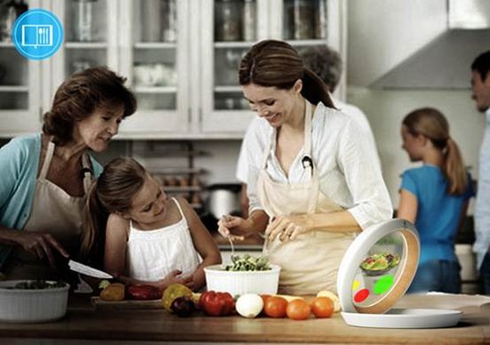 Kitchen Hub：未來(lái)概念的家用廚房樞紐盤(pán)